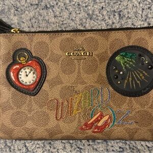 Coach Wizard of Oz Brown Wristlet